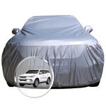 NEODRIFT 'CrystalTech' Car Cover for Toyota Fortuner (100% Water-Resistant, All Weather Protection, Tailored Fit, Multi-Layered & Breathable Fabric) (Colour: Crystal Silver)