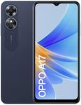 Oppo A17 Smartphone, 5000mAh Capacity, 4GB RAM + 64GB ROM, MediaTek 6765, 6.56“ HD+ (720x1600) |60Hz LCD, Android12 + ColorOS 12, Midnight Black