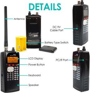 Whistler TRX-1 Digital Handheld Scanner – Police & Fire Radio Receiver