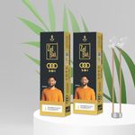 Zed Black 3in1 Bamboo Less Incense Sticks -Pack of 2 (100gm x 2 = 200gm) Three Enchanting fragrances in a Pack