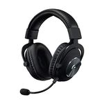 Logitech G PRO X Gaming-Headset, Corded, Over-Ear Headphones with Blue VO!CE Mic, DTS Headphone:X 7.1, 50mm PRO-G Drivers, 7.1 Surround Sound for esports Gaming, PC/PS/Xbox/Nintendo Switch - Black