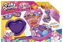 BANDAI Pinky Promise Diamond Palace Playset | Diamond Palace Playset Contains 2 Mini Playsets And 2 Exclusive Gemmy Friends | Combine Gems And Girls Jewellery For Customisable Wearable Fun