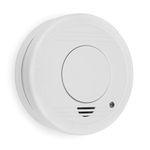 Smartwares Optical Smoke Detector, 10 Years Lifetime, 5 Years Battery, Test & Silence Button