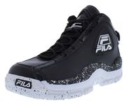 Fila Men's Grant-Hill-2 Basketball Sneakers Black/White, Black-white-black, 10