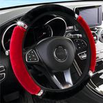 YSFKJ Diamond Fluffy Steering Wheel