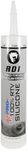 Red Devil 08260I RD Pro Industrial Grade Rtv 100% Silicone Sealant, Clear, 1 Cartridge