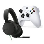 Xbox Wireless Controller – Robot White + Xbox Stereo Headset