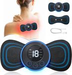 k.J.draheet Body Massager,Wireless Portable Neck Massager with 8 Modes and 19 Strength Levels Rechargeable Pain Relief EMS Massage Machine(Multicolour Pack of 1)