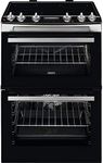 Zanussi ZCV66078XA 600mm Double Electric Cooker Ceramic Hob S/Steel
