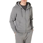 Amazon Essentials Men's Full-Zip Fleece Hoodie (Available in Big & Tall), Light Grey Heather, L