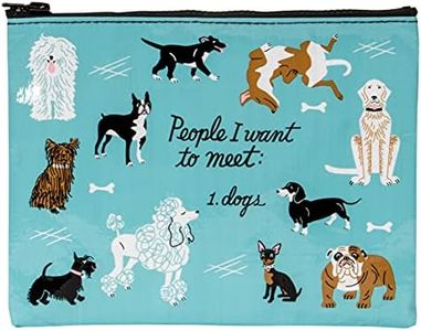 Blue Q Bags, Zipper Pouch, People I Want to Meet: 1. Dogs