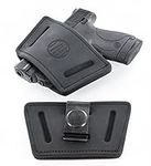 1791 Universal Medium Gun Holster, OWB/IWB CCW Holster, Right & Left Handed - Fits 1911, SIG P938, P238, Glock 19, Glock 43, Ruger LCP, SR22, LCR, Walther, S&W, Browning, Beretta, Keltec