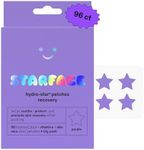 Starface Hydro-Star Recovery Big Pack, Hydrocolloid Patches with Aloe Vera and Vitamin A, Helps Soothe and Protect Skin After Picking (96 Count)
