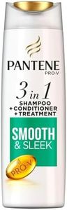 Pantene Pro-V Smooth & Sleek 3-in-1 Shampoo Plus Conditioner, for Dull and Frizzy Hair