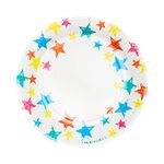 Talking Tables Pack of 12 Colourful Star Paper Plates | Kids Birthday Party | Partyware Supplies Decorations, Home Recyclable, Eco-Friendly, Unisex | Disposable Tableware,,9 inches