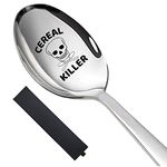 Cereal Killer Spoon Gift for Dad, Sturdy Stainless Steel Spoon, Personalized Spoon, Practical Gift