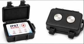 Family1st Magnetic Case for Real-Time GPS Trackers - Powerful Twin Magnets for Easy Fixing - Weatherproof & Waterproof Stash Box for Storing Keys, Cash, Meds, Fobs, Jewelry, Money and More, Black