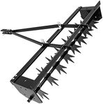 YITAMOTOR 32" Spike Tool Tow Behind Lawn Aerator Black