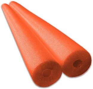 2 Pack Oodles Jumbo 55 Inch x 3.5 Inch Jumbo Swimming Pool Noodle Foam Multi-Purpose Orange