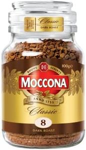 Moccona Premium Dark Roast Classic Coffee Powder-100Gram, Jar