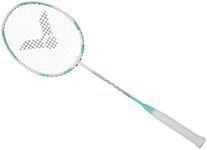 VICTOR Graphite Tk-15Light-U-6U Thruster Series Professional Badminton Racket Strung Badminton Racket -Turquoise Blue