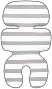 Manito 3D Air Mesh Cool Baby Seat Liner for Strollers, Car Seats, Jogger, Bouncer (Stripe Grey)