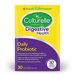 Culturelle Daily Digestive Health Daily Probiotic for Men and Women | With 100% Naturally Sourced Lactobacillus GG Strain †††††† | Pharmacist Recommended ††††† | Gluten Free and Vegan | 30 Count Capsules