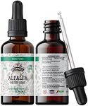 Alfalfa Tincture, Organic Alfalfa Extract (Medicago Sativa) Dried Leaf, Antioxidant Extract for Immune Support, Non-GMO in Cold-Pressed Organic Vegetable Glycerin 2 oz, 670 mg