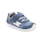 Stride Rite baby-boys Sm Zips Runner, Navy, 3 Wide Infant