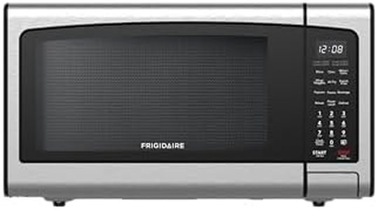 Frigidaire EMW112OAMZ Stainless Steel Microwave Oven, Multi Function, Programmable, 1.1 Cu Ft 1000-Watt, residential kitchen, Stainless