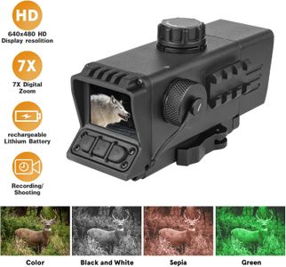 MS32 Digital Night Vision Rifle Scope with IR850 – Recording, Range Finder, Compact Hunting Monocular