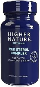 Higher Nature - Red Sterol Complex - Plant Sterols- Red Yeast Rice - Policosanol - for Normal Cholesterol Balance - Vegetarian & Vegan - 90 Tablets