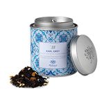 Whittard of Chelsea | Tea Discoveries Caddy Earl Grey Gift For Men & Women | Black Tea, Orange Peel, Bergamot Flavouring | Suitable for Vegans & Vegetarians | 100g