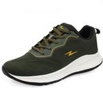 ATHCO Men's Akron Olive Running Shoes_07 UK (ATHST-15)