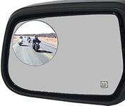 Ampper 2 Pack 3" Blind Spot Mirrors for Trucks, Van, SUV, Large Vehicle - Aluminum Frame Glass Convex Rear View Blind Spot Mirrors