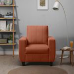 Sleepyhead Bae - 1 Seater Sofa (Fabric, Ember Orange)