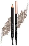 Palladio Brow Pencil & Brush for Eyebrows, Taupe