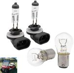 Drive-up Golf Cart Light Bulb Kit for Club Car DS,Halogen Headlight Bulb 1019881-01,Taillight Bulb 1011582