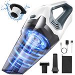 Cordless Handheld Vacuum Cleaner, 9000PA Powerful Suction 25-30Mins Long Runtime Rechargeable Hand Vacuum, HEPA Filter with Quick Charge Tech, Lightweight for Home Car Carpet Stairs Pet Hair Cleaning