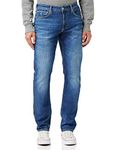 Calvin Klein Jeans Men's CKJ 026 SLIM Straight Jeans, Blue (DA142 MID BLUE 1A4), W31/L30 (Manufacturer Size:3031)