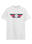 ADRO Tshirt for Men | Printed T shirt for men | 100% Cotton T-shirt |Printed T shirt | T-shirts | RN24-CAP-WH-S White