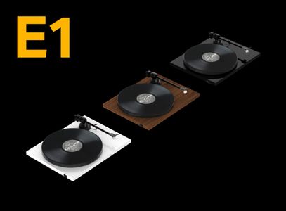 Pro-Ject E1 BT Record Player – Bluetooth Turntable, Black