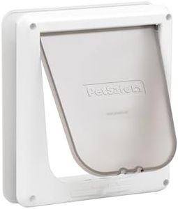 PetSafe Interior Cat Door: 4-Way Locking, Indoor Pet Door Flap - Tinted Privacy Door for Cat Litter Box or Pet Feeder, Built-in Door Lock, Durable Door Frame, DIY Easy Install, Hardware Kit Included