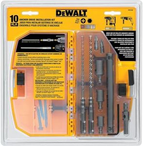 DEWALT DW5366 Anchor Drive Kit 10-Pieces