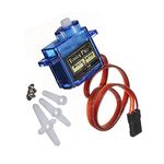 Robocraze SG 90 Tower Pro Micro Servo Motor | SG90 Micro Servo Perfect for R/C Helicopter, Plane, Car, Boat, Truck, Robotic Arm & CNC Machine