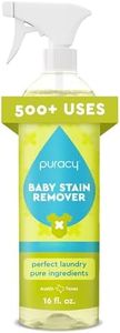 Puracy Stain Remover for Baby Clothes and Cloth Diapers, Laundry Stain Spray for Fresh and Set-In Clothing Stains, Enzyme-Based Laundry Stain Remover - 99.51% Natural Spot and Odor Cleaner, 16 Oz