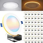 Sunco 48 Pack 6 Inch Ultra Thin LED