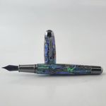 MONTEVERDE USA Super Mega Abalone Limited Edition 999/Gunmetal Trim Fountain Pen - Extra Fine Nib