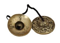 Dharma Store - Tibetan Tingsha Cymbals - 6.6 cm (Dragon)