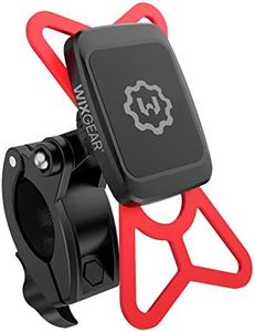 WixGear Universal Magnetic Bicycle & Motorcycle Handlebar Phone Holder for Cell Phones and GPS with Fast Swift-Snap Technology,